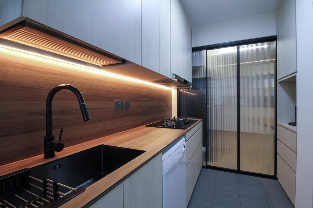 kitchen, 3 room HDB flat
