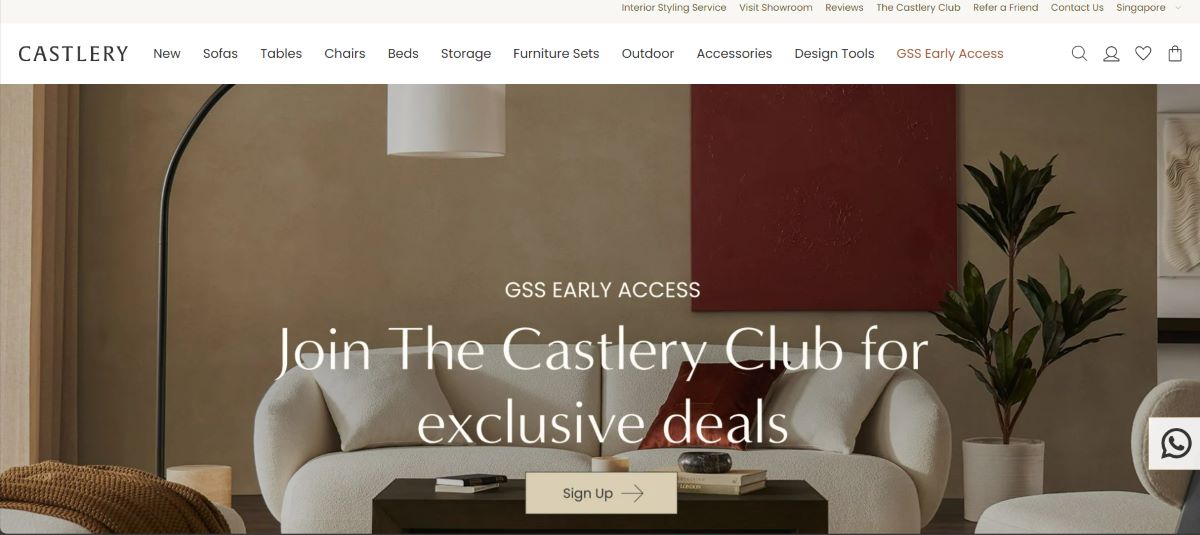 castlery home page